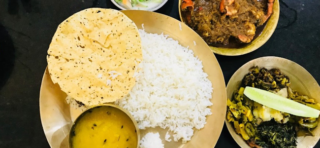 Satwik Food at AnantaBasudev Temple